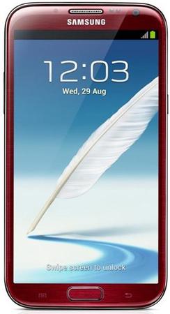 Смартфон Samsung Galaxy Note 2 GT-N7100 Red - Мурманск